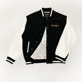 Milk Van Contrast Sleeve Windproof Jacket