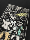 Close-up of the You Smell That panel from the Moo and Mamboo 2 back print