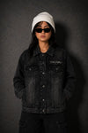 Plain Denim Jacket - front view