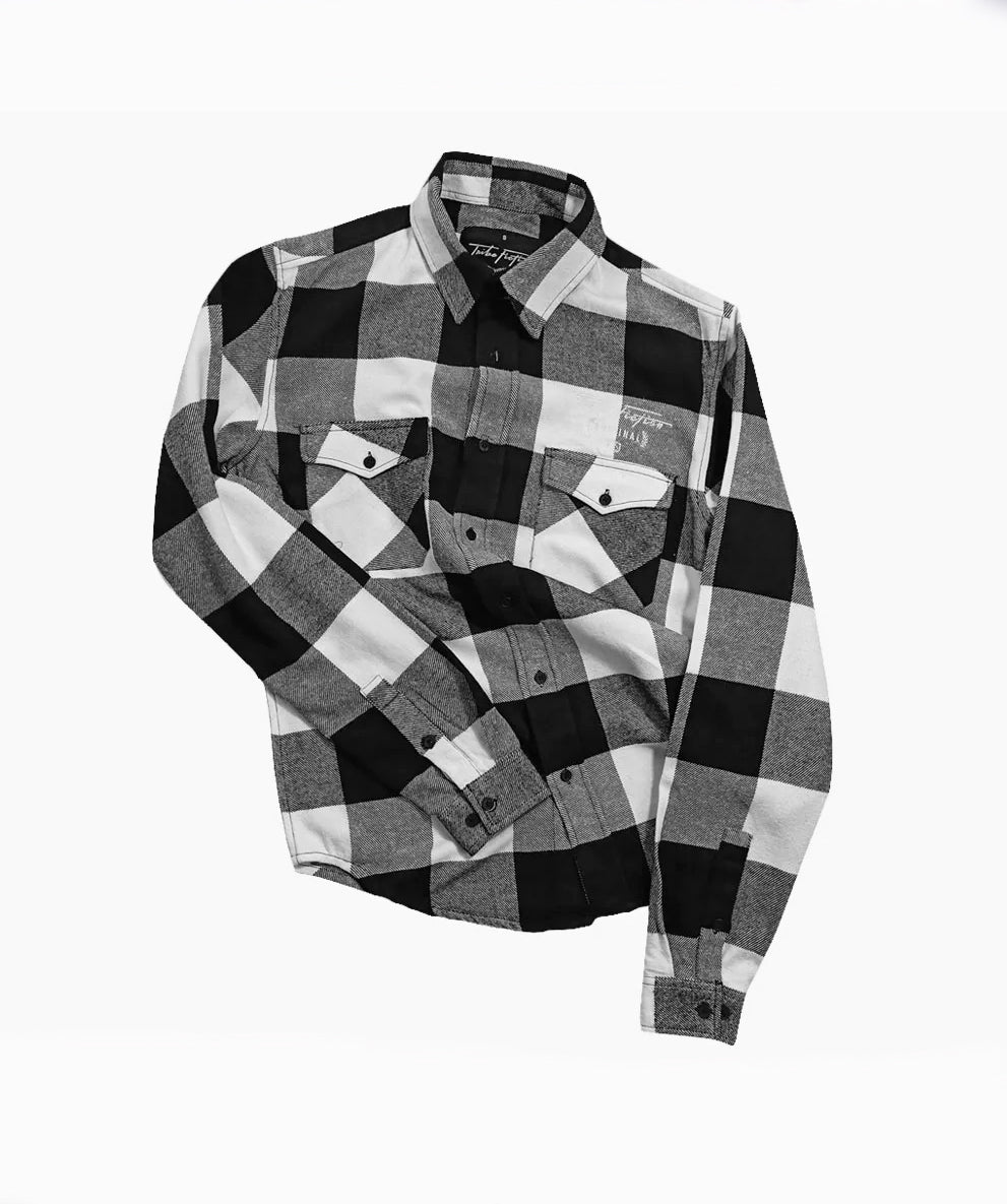 Flannel Shirt Signature Embroidery